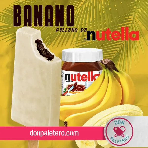 Banano con Nutella